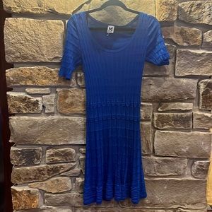 Missoni blue knit dress